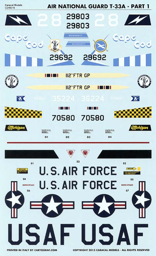 CD48016 Air National Guard T-33A Part 1