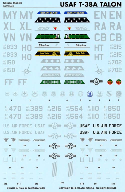 CD48032 USAF T-38A Talon