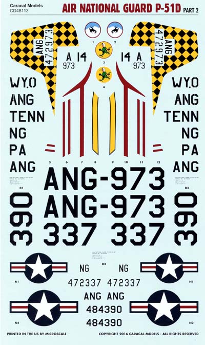 CD48113 Air National Guard P-51D Mustang - Part 2