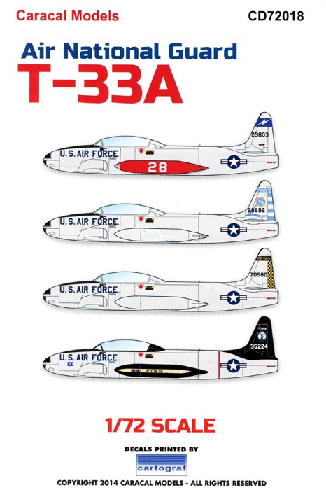 CD72018 Air National Guard T-33A