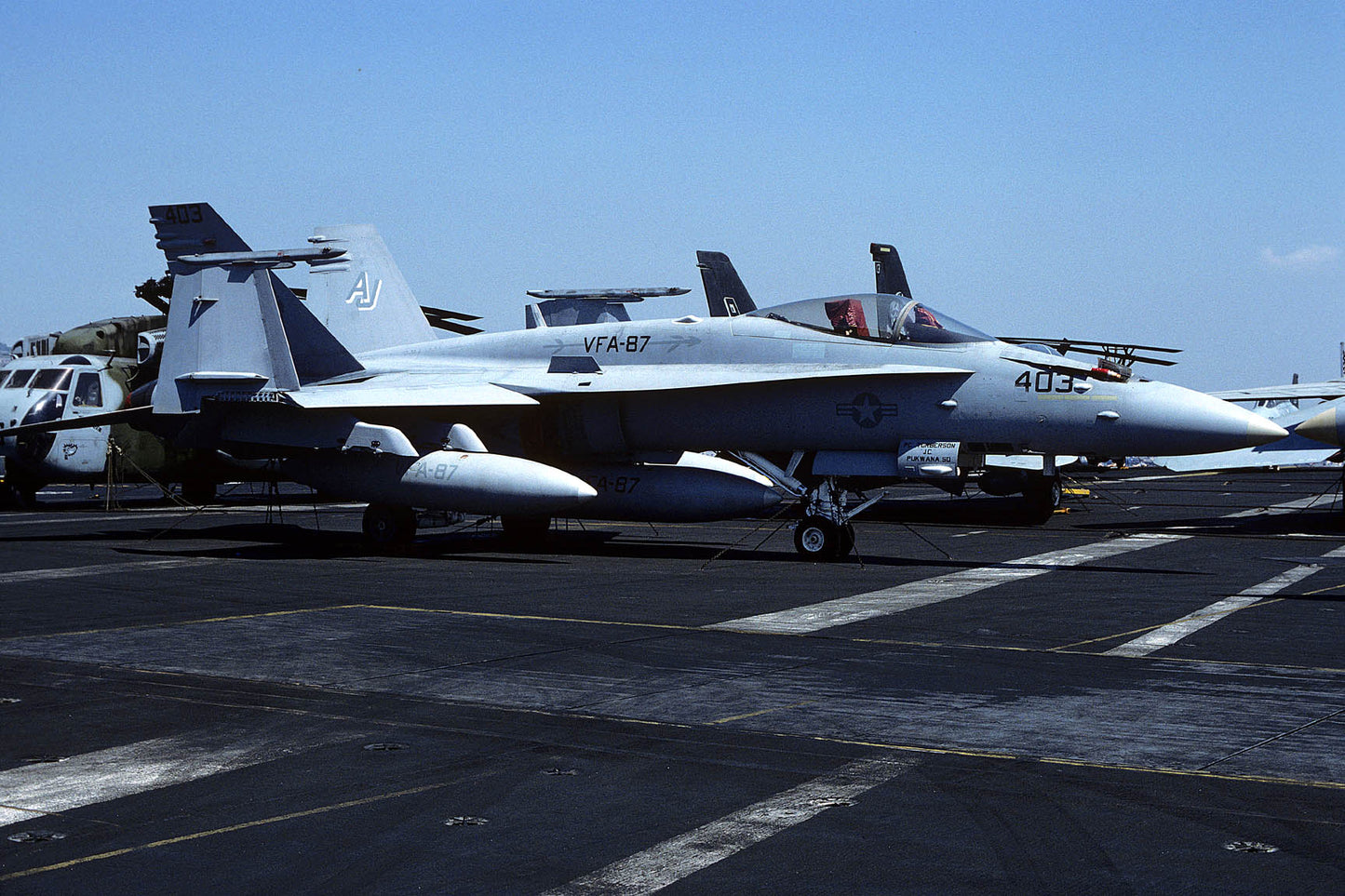 CSL06342 F-18C HORNET 164663/AJ403