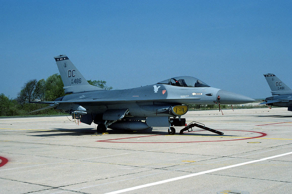 CSL08086 F-16A FIGHTING FALCON 80-0486/DC