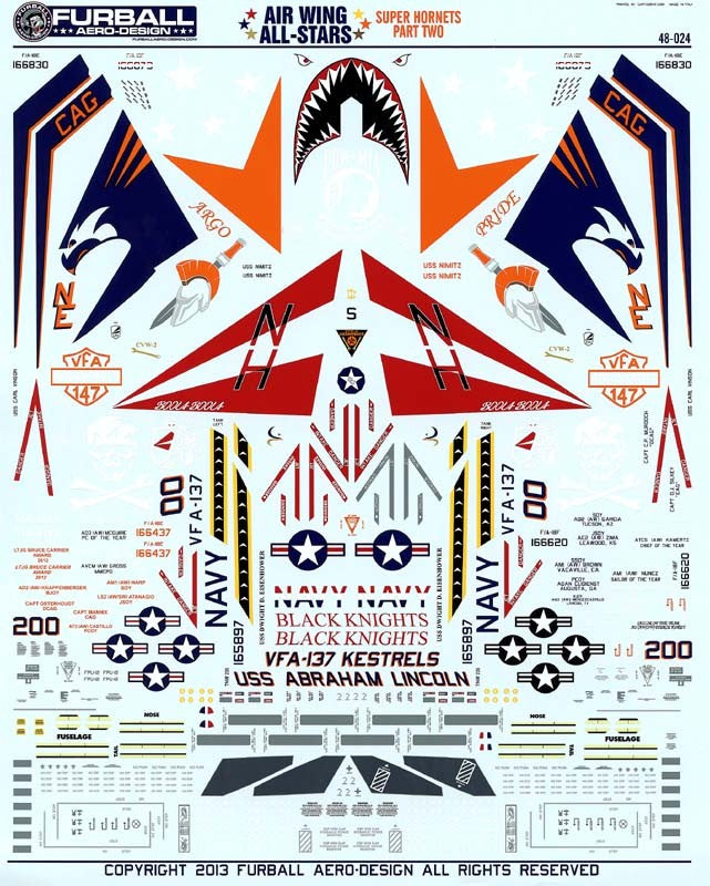 FUR048-024 Boeing F/A-18E/F Super Hornet. AIR WING ALL-STARS Part Two