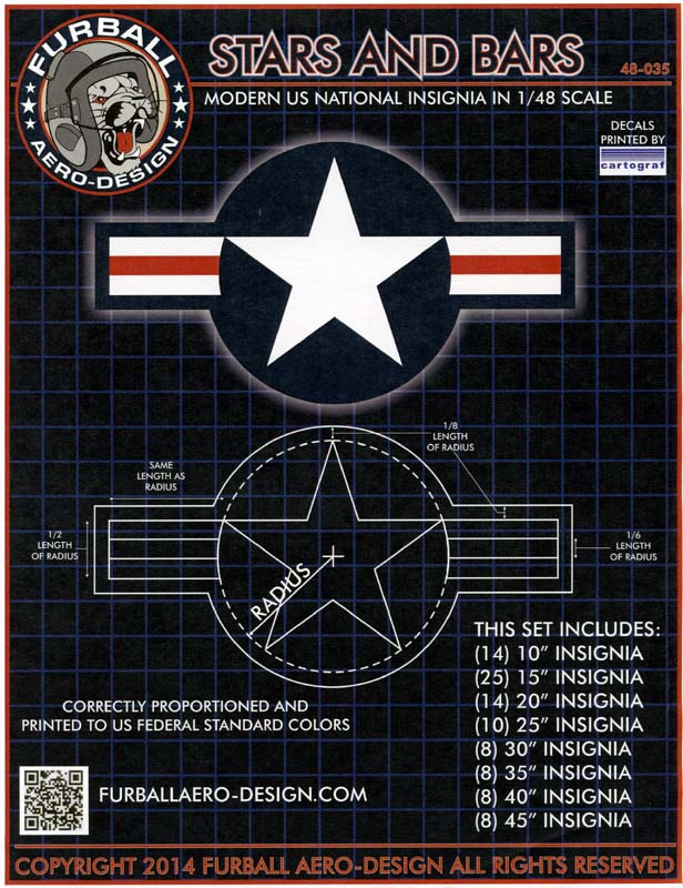 FUR048-035 STARS AND BARS US MODERN HI-VIZ INSIGNIA