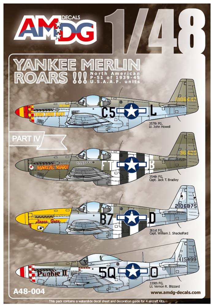 AMDG48-004 Yankee Merlin Roar! North-American P-51 Mustangs of 1939-45 USAAF units Part 4