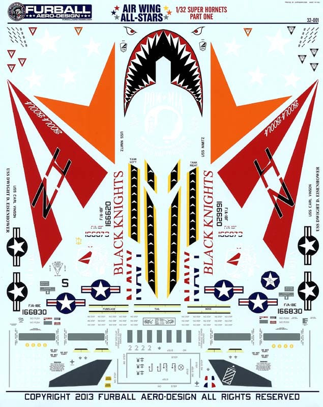 FUR032-001 BOEING F/A-18E/F SUPER HORNET. AIR WING ALL-STARS PART ONE