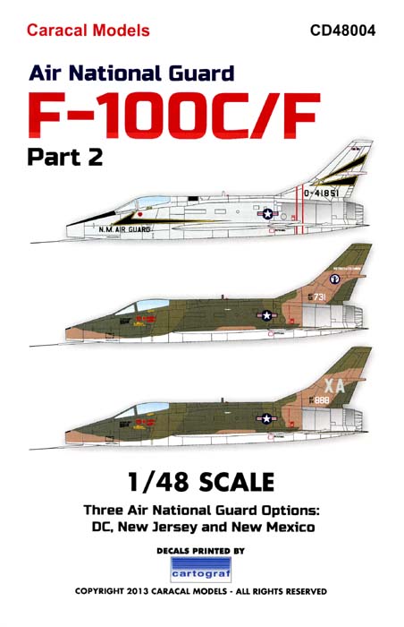 CD48004 Air National Guard North-American F-100C/F-100F Part 2