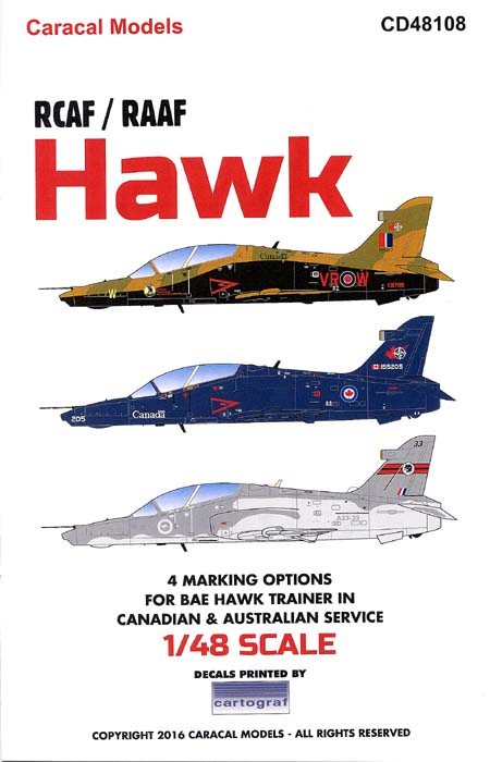 CD48108 RCAF & RAAF Hawks