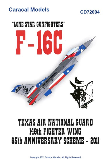 CD72004 Texas ANG 149th FW F-16C "Lone Star Gunfighters"
