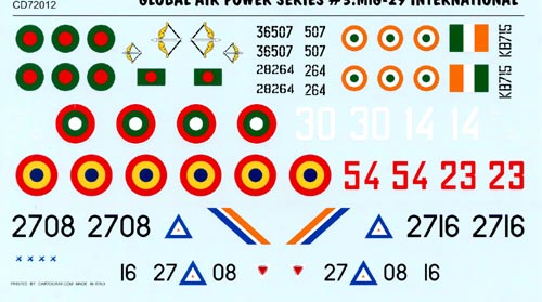 CD72012 Global Air Power Series #3: MiG-29 International