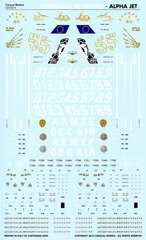 CD72014 Alpha Jet - Patrouille de France