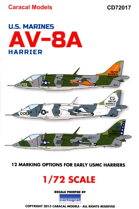 CD72017 USMC AV-8A Harrier