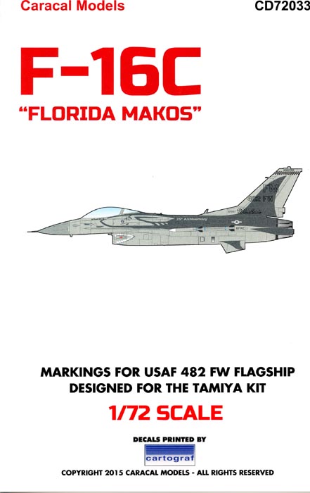 CD72033 F-16C "Florida Makos"
