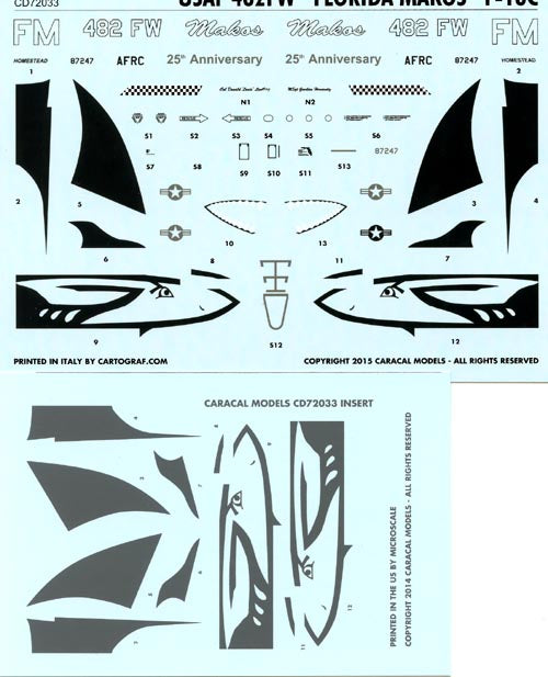 CD72033 F-16C "Florida Makos"