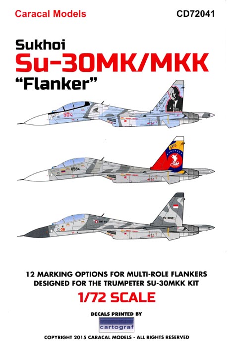 CD72041 Sukhoi Su-30MK Flanker