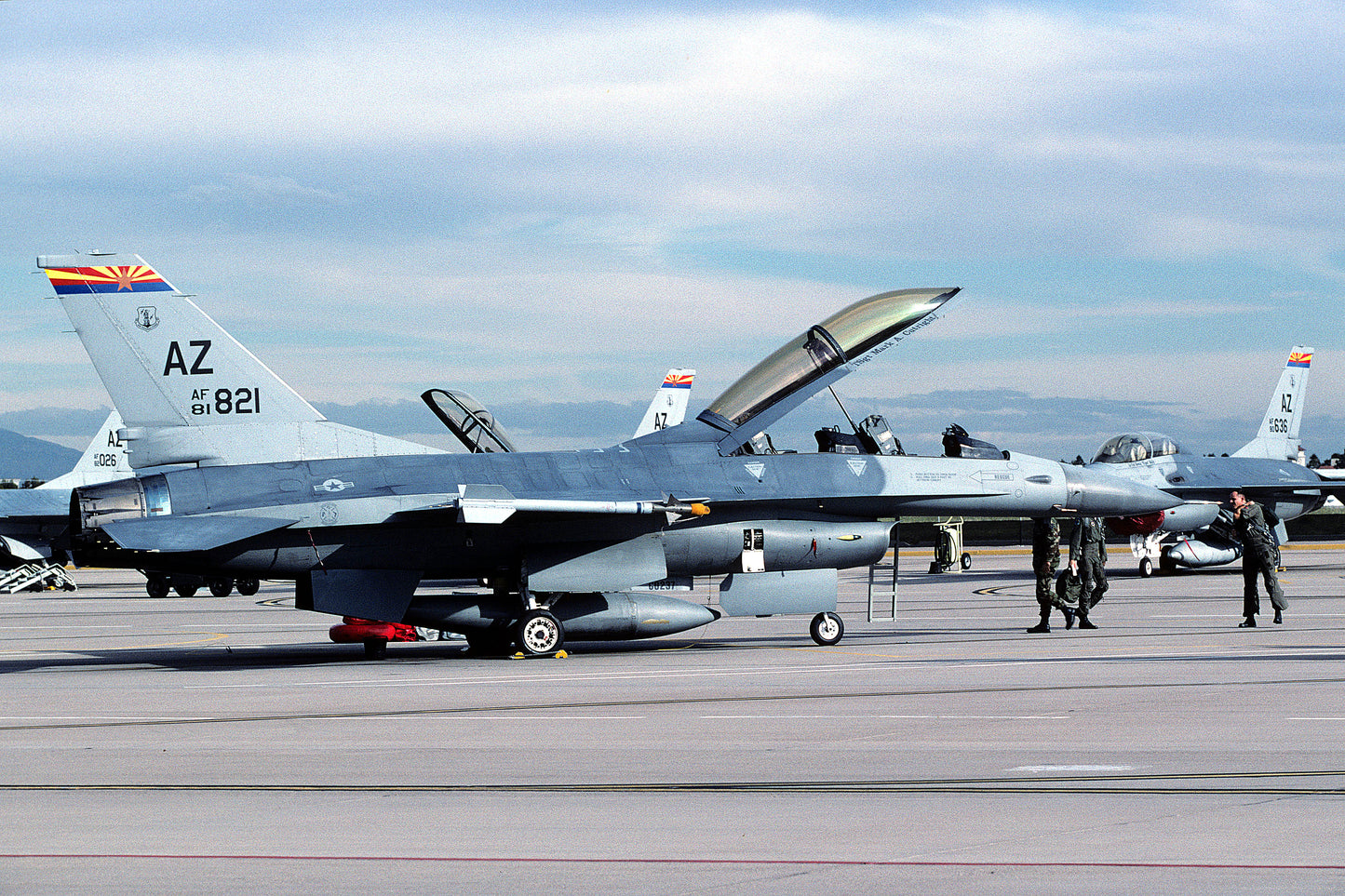 CSL06162 F-16B FIGHTING FALCON 81-0821/AZ