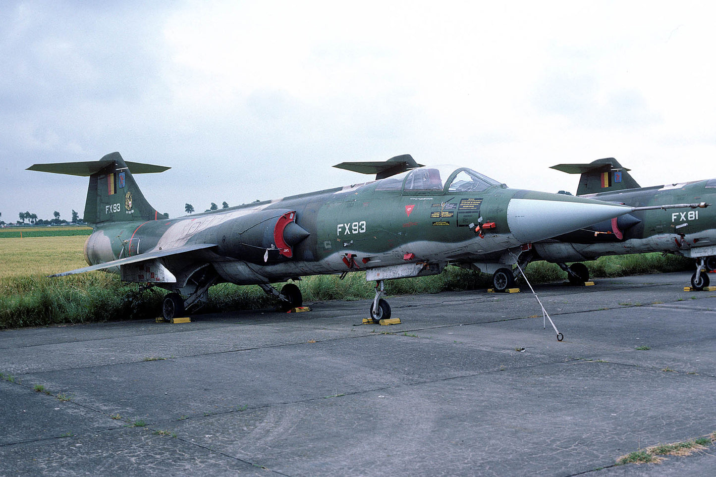 CSL06514 F-104G STARFIGHTER FX93 08/1985