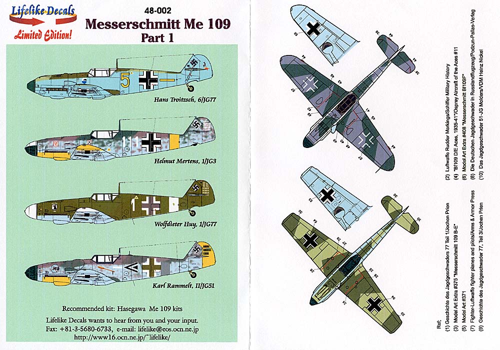 LIF048-0002 MESSERSCHMITT ME 109 - Part 1