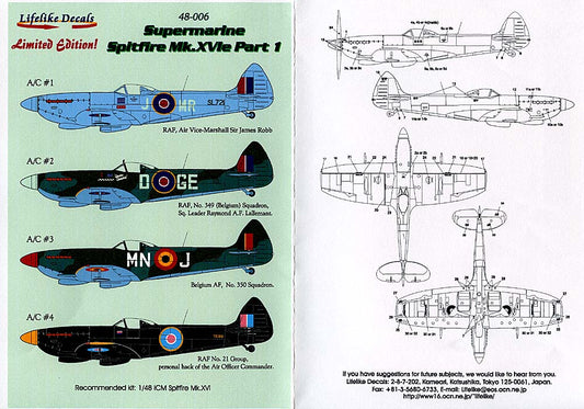 LIF048-0006 SUPERMARINE SPITFIRE Mk.XVIe - Part 1