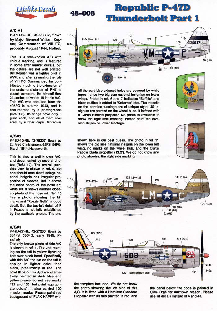 LIF048-0008 P-47D THUNDERBOLT - Part 1