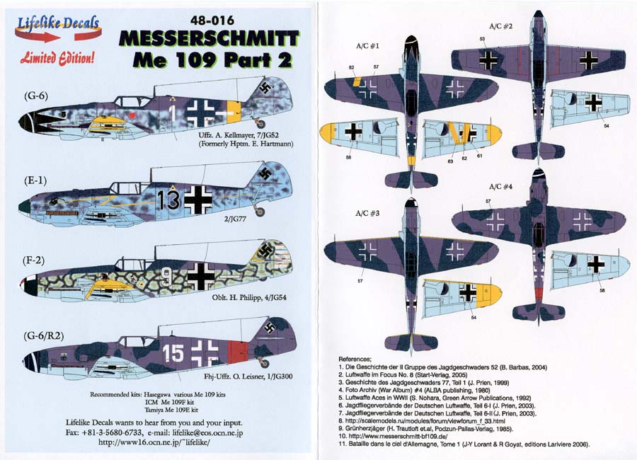 LIF048-0016 MESSERSCHMITT Me 109 - Part 2