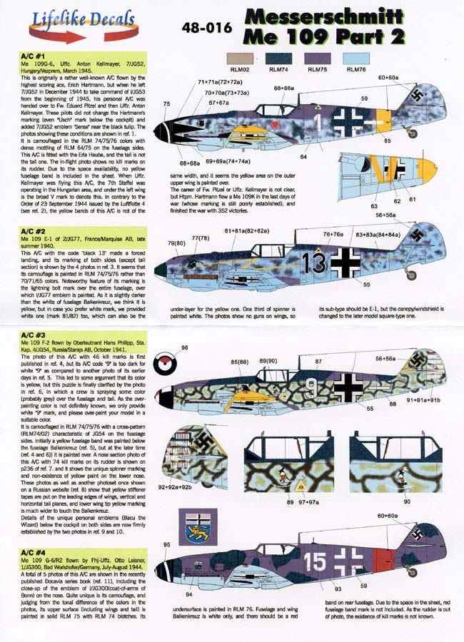 LIF048-0016 MESSERSCHMITT Me 109 - Part 2