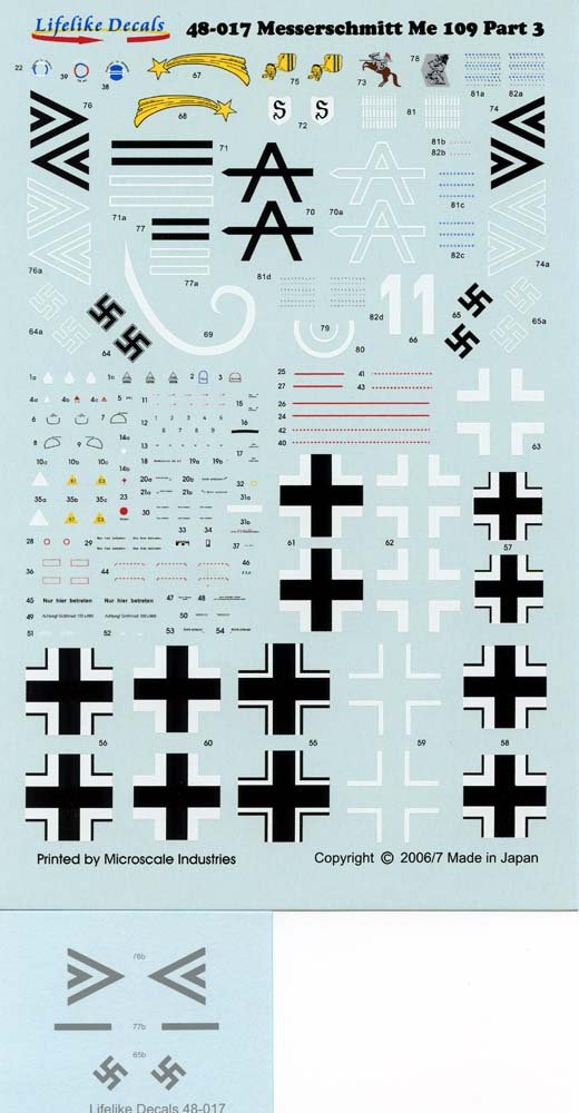 LIF048-0017 MESSERSCHMITT Me 109 - Part 3