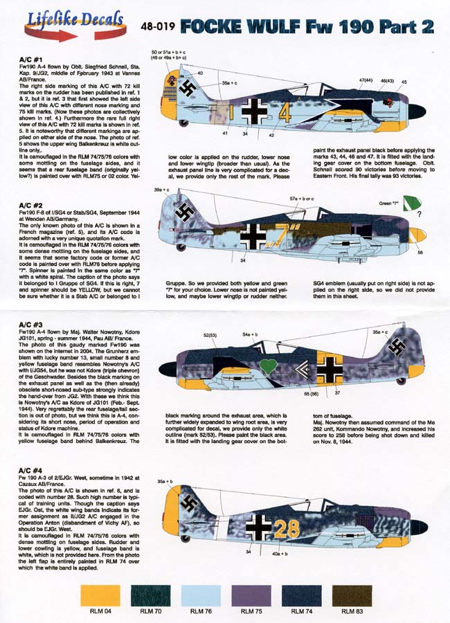 LIF048-0019 FOCKE WULF Fw 190 - Part 2