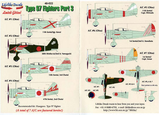 LIF048-0022 Ki-27 TYPE 97 FIGHTERS - Part 3