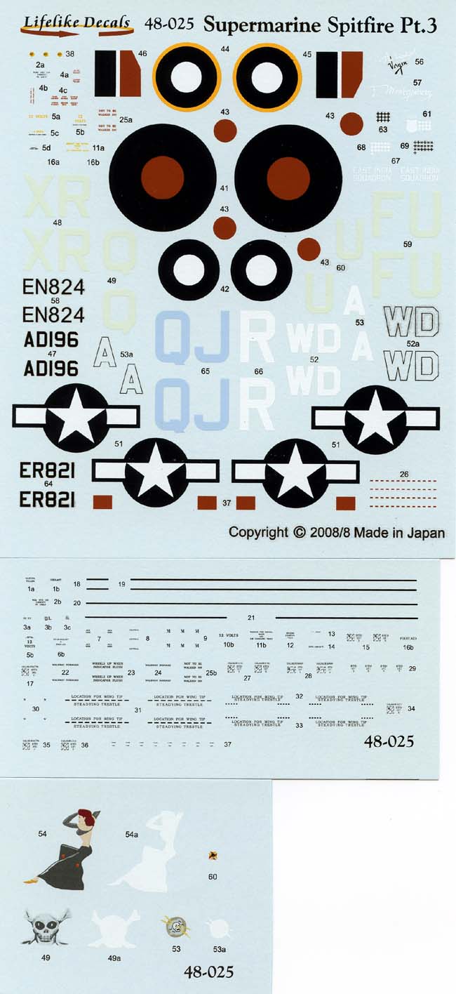 LIF048-0025 SUPEMARINE SPITFIRE - Part 3