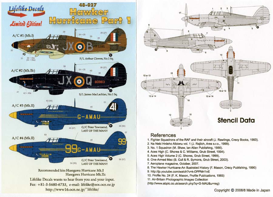 LIF048-0027 HAWKER HURRICANE - Part 1