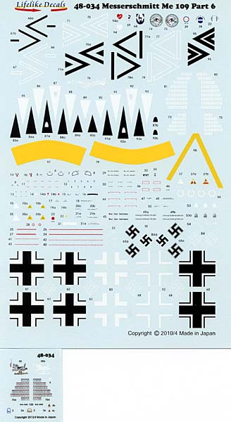 LIF048-0034 MESSERSCHMITT Me 109 - Part 6