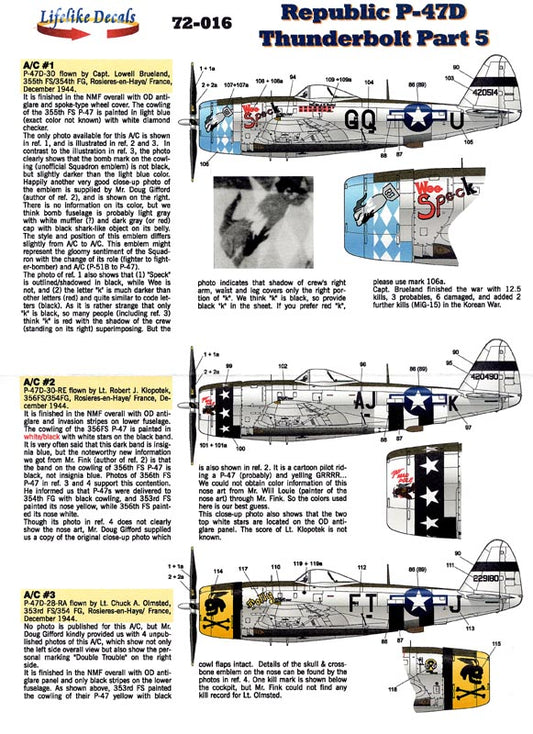 LIF072-0016 Republic P-47D Thunderbolt Part V