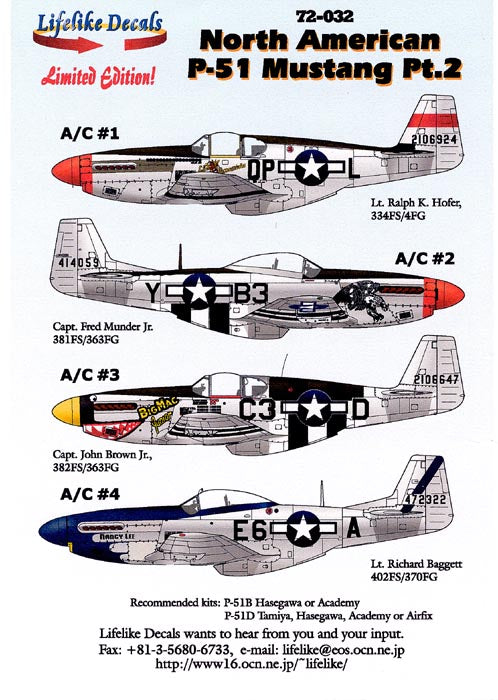 LIF072-0032 North-American P-51B/P-51D Mustang Part 2