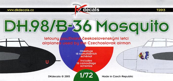 DKD072-013 de Havilland Mosquito in CzAF