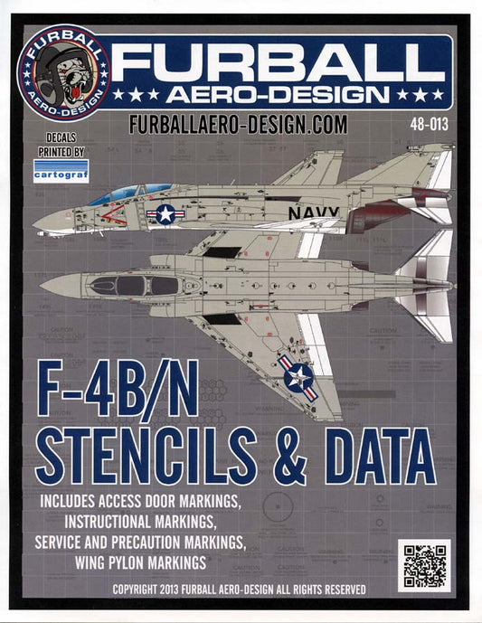 FUR048-013 F-4B/N STENCILS AND DATA