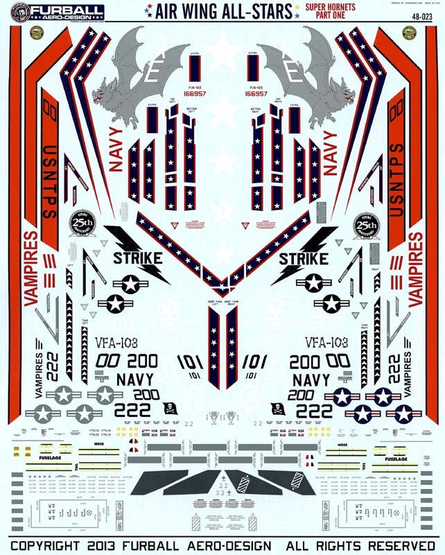 FUR048-023 Boeing F/A-18E/F Super Hornet. AIR WING ALL-STARS Part One