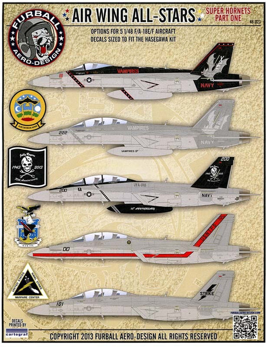 FUR048-023 Boeing F/A-18E/F Super Hornet. AIR WING ALL-STARS Part One