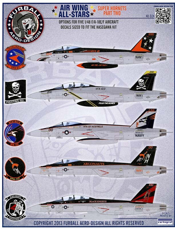FUR048-024 Boeing F/A-18E/F Super Hornet. AIR WING ALL-STARS Part Two