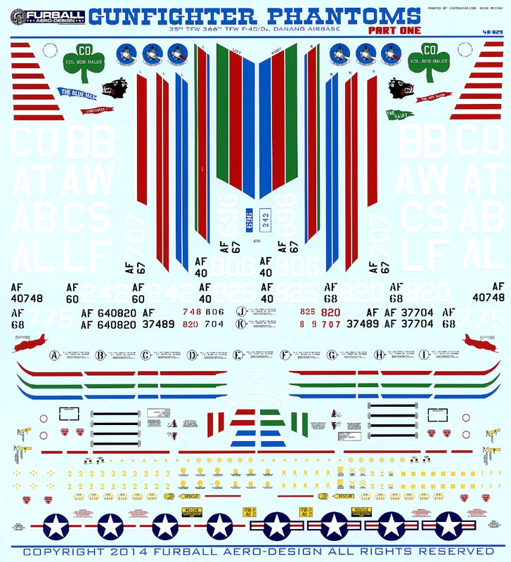 FUR048-029 F-4C/D Gunfighter Phantoms Part One