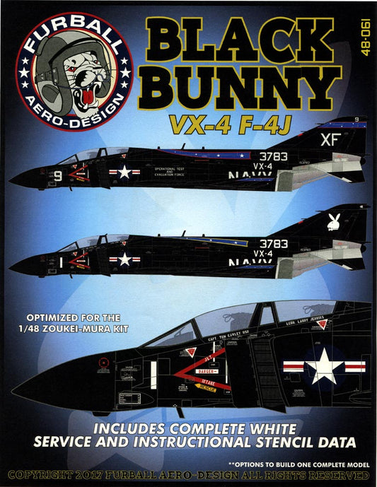FUR048-061 F-4J "VX-4 BLACK BUNNY"