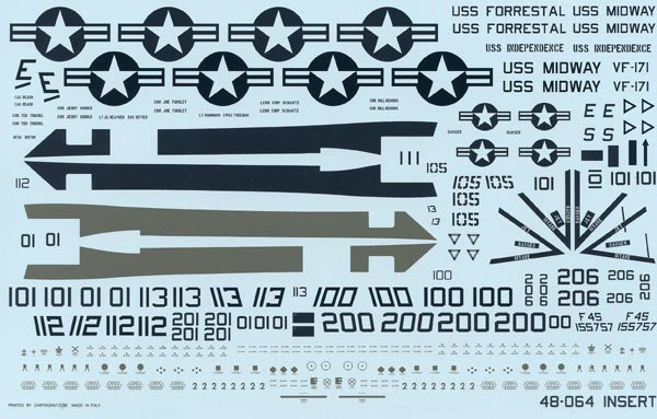 FUR048-064 1/48 F-4J/S "Lo-Viz US Navy Rhinos"