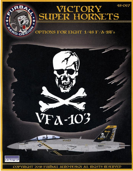 FUR048-067 1/48 F/A-18F "Victory Super Hornets"