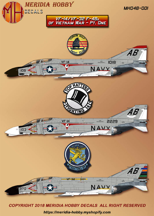 MH048-001 VF-14/VF-32 F-4B Phantoms of Vietnam War - Pt. One