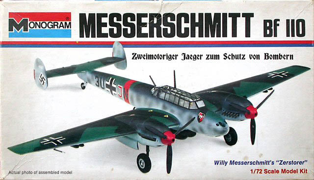 0013MON72001 MESSERSCHMITT BF110 ZERSTORER