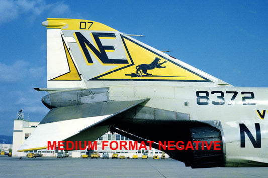 NE000050 F-4J PHANTOM II 158372 TAIL SHOT