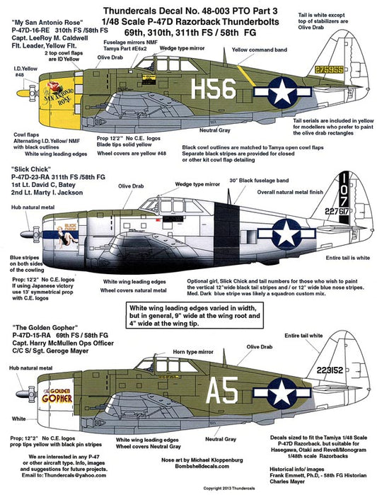 THU48-0003 P-47D Thunderbolt Part Three