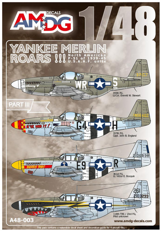 AMDG48-003 Yankee Merlin Roar! North-American P-51 Mustangs of 1939-45 USAAF units Part 3
